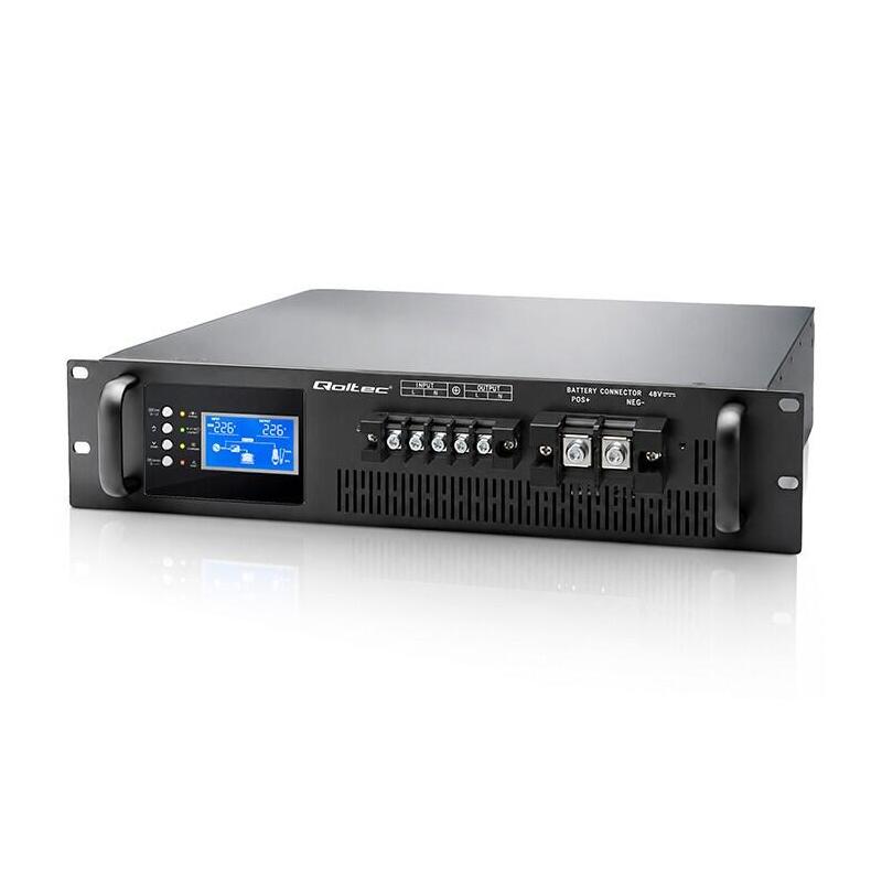 Ups Pure Sine Wave Para Rack 3kva 3000w Pf1.0 Lcd Epo Usb On-Line