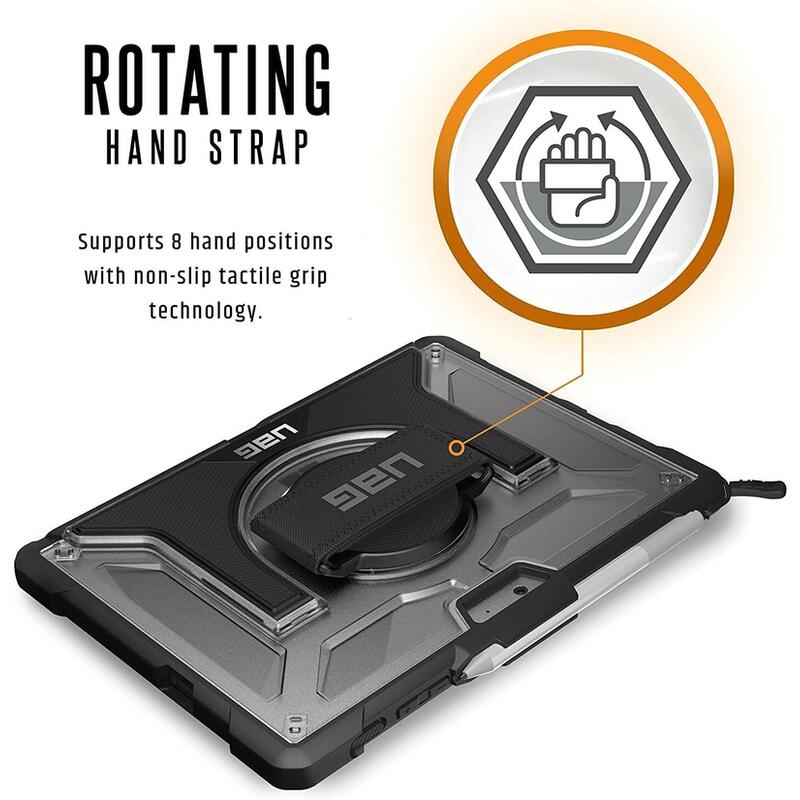 Urban Armor Gear Plasma Funda Con Estándar Militar Estadounidense Case Para Microsoft Surface Go  Transparente