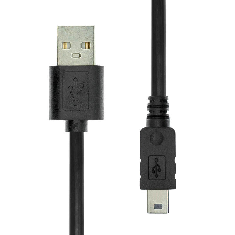 Usb 2.0 A To Mini B 5p M/M - Black 1m - Warranty: 360m