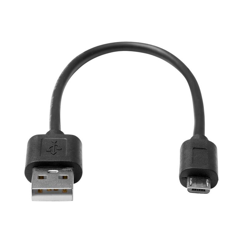 Usb 2.0 Cable A To Micro B  M/M Black 0.5m