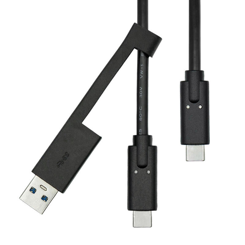 Usb-C 3.2 G2 Cable With Usb-A  Adapter 1m
