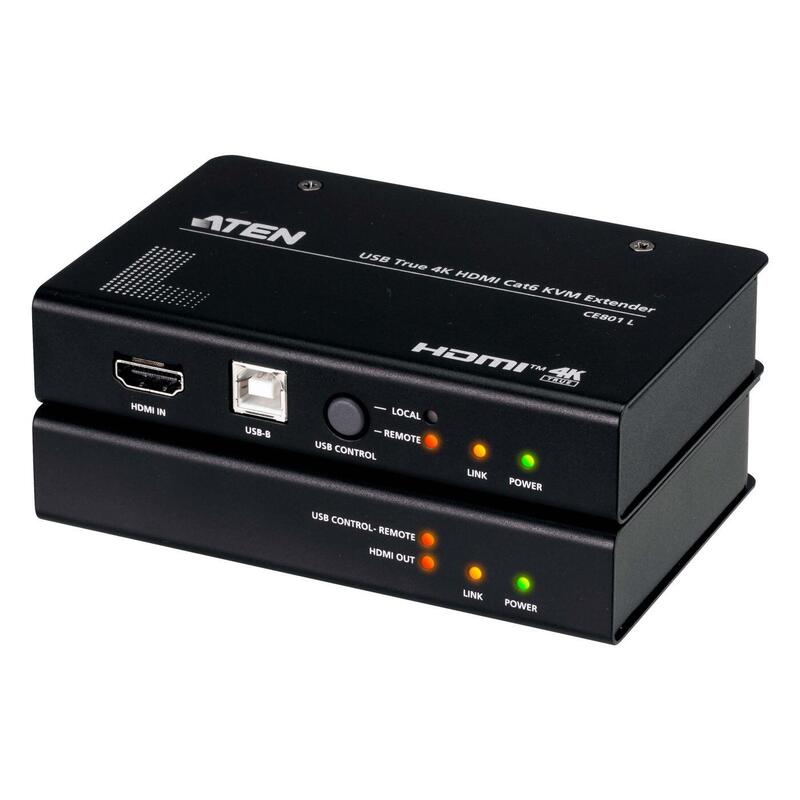 Usb True 4k Hdmi Cat 6 Kvm  Extender (4k @ 70 M)