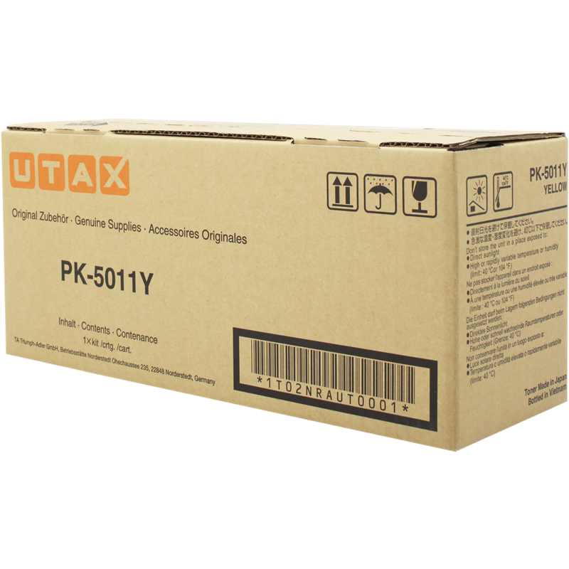 Utax Tóner Amarillo Pk-5011y 1t02nraut0  5000 Copias