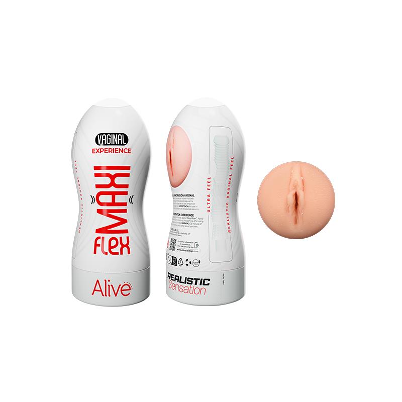 Alive - Maxi Flex Masturbador Masculino Vagina Talla L