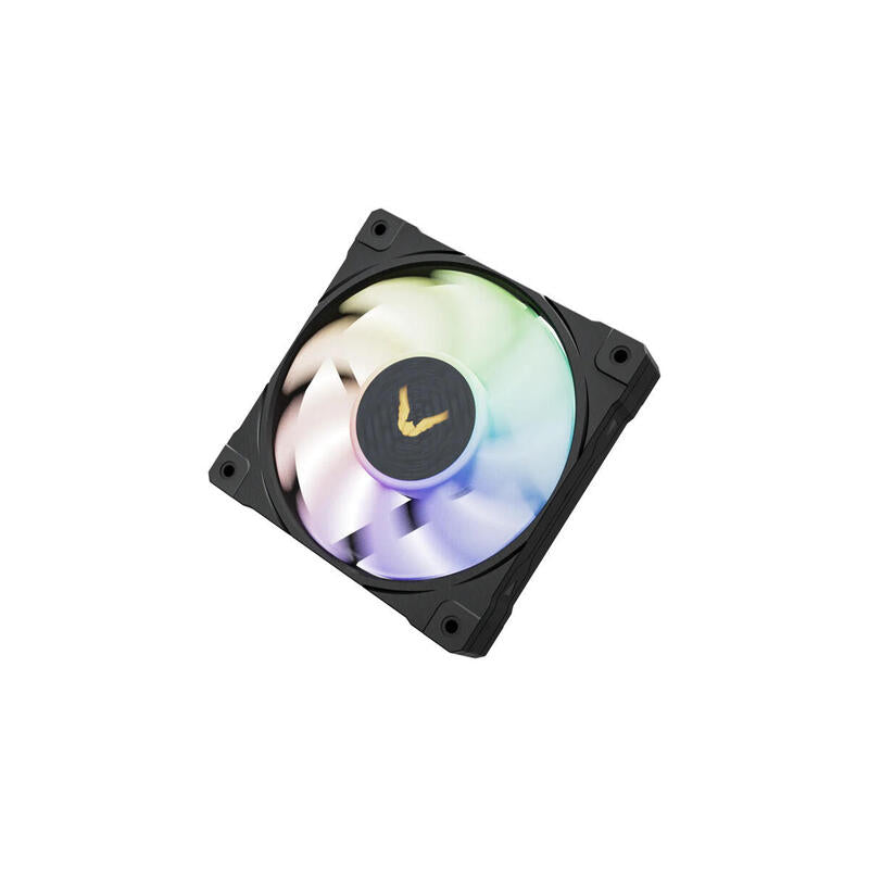 Valkyrie B12r Argb 120, Fan De Vivienda Negra, Cuchillas Invertidas, 120 Mm Vk-Fanb12rb