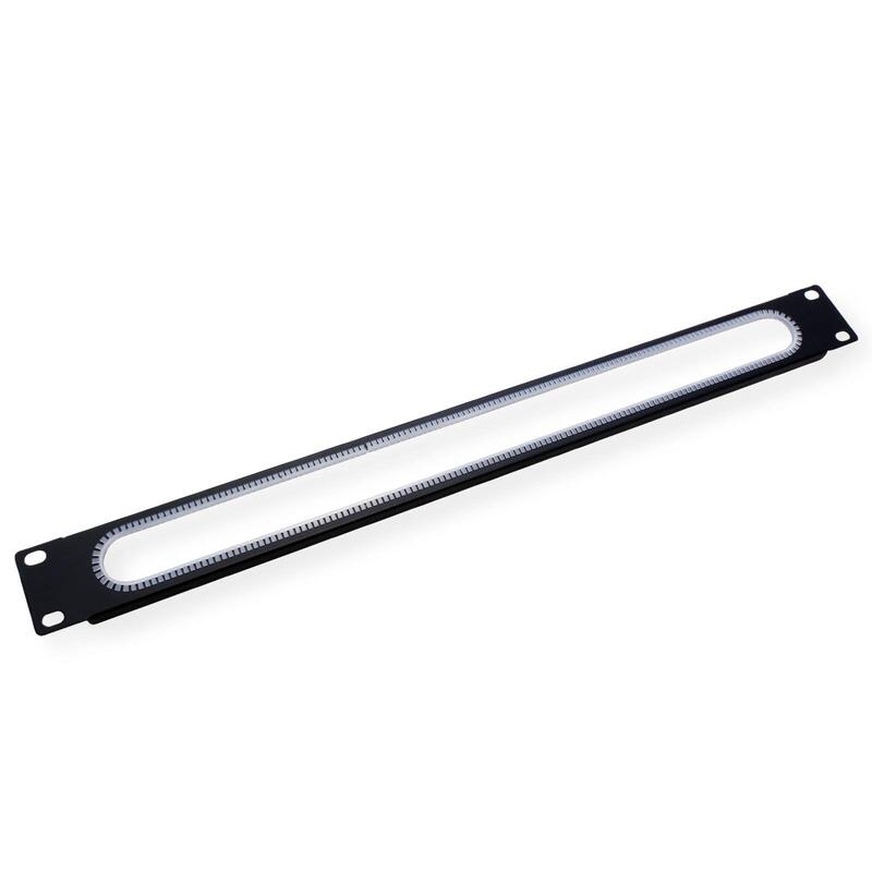 Value 19-Pulgadas Pasacables 1 He, Con Protector De Bordes, Negro
