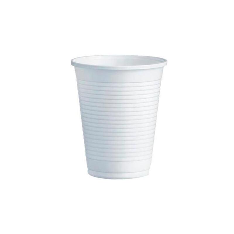 Vaso De Plástico Pp 220cc Blanco -100u-