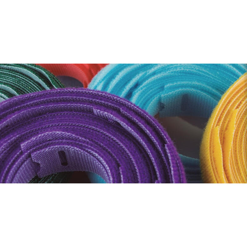 Velcro® One-Wrap® Brida Con Velcro 20mm X 200mm 25 Piezas Negro