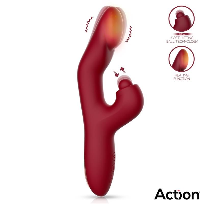 Velter Soft Clit Hitting Ball Con Vibración Y Efecto Calor