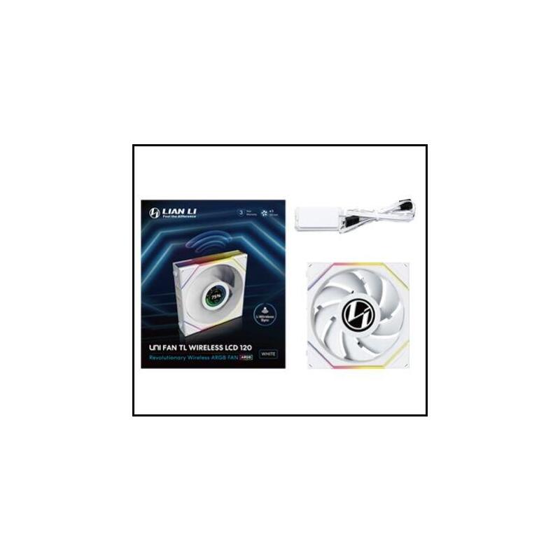 Ventilador 120x120 Lian Li Unifan Tl-Lcd Wireless White