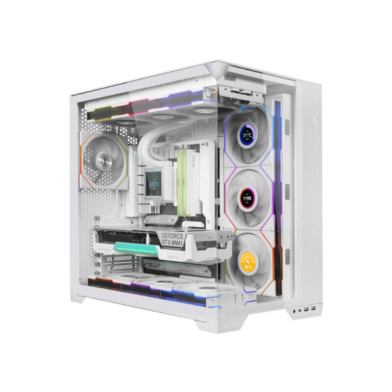 Ventilador 120x120 Lian Li Unifantl-Lcd Wireless White R
