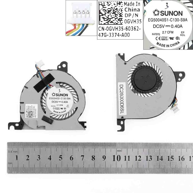 Ventilador Cpu Para Portátil Dell Latitude E7240 Eg50040s1 C130 S9a