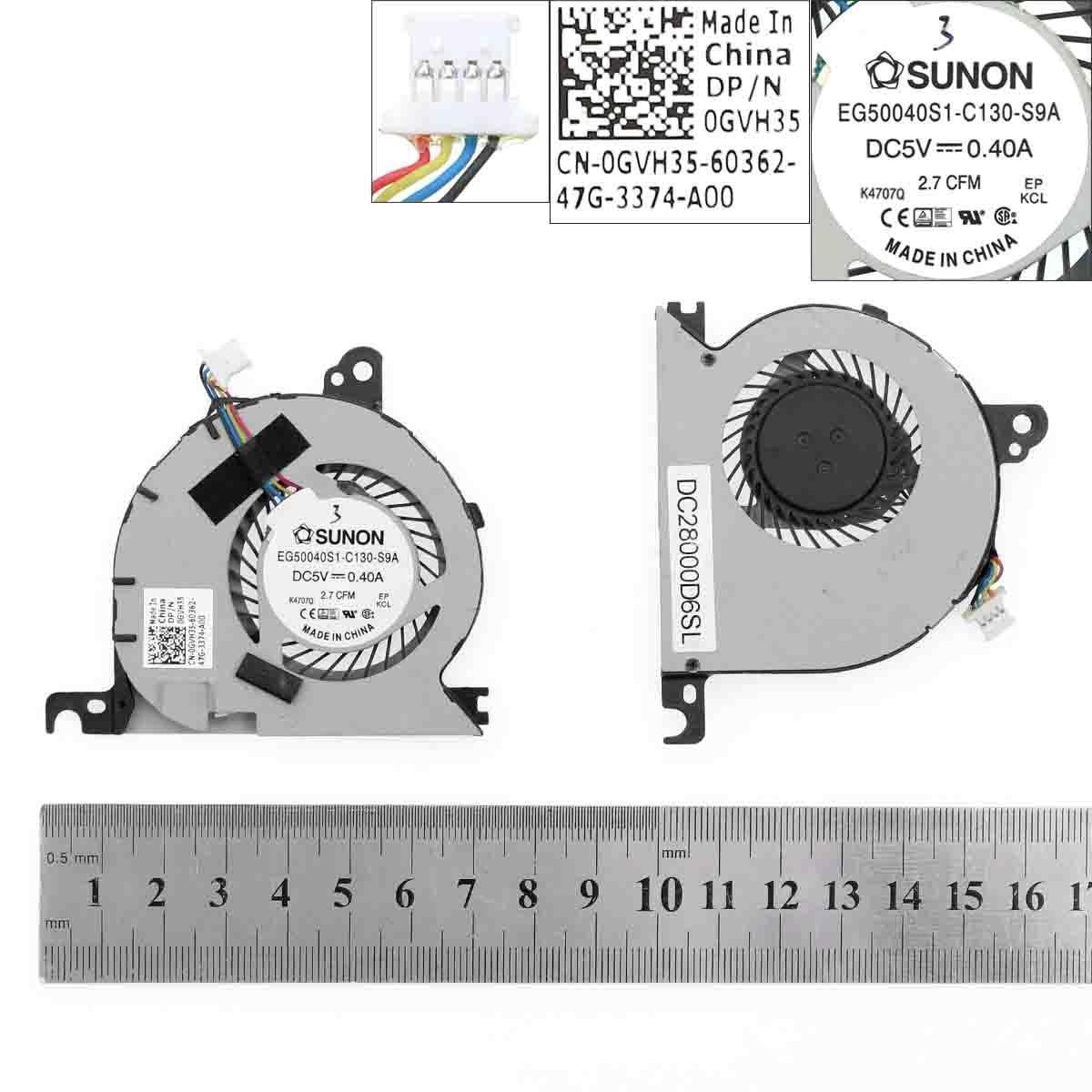 Ventilador Cpu Para Portátil Dell Latitude E7240 Eg50040S1-C130-S9A