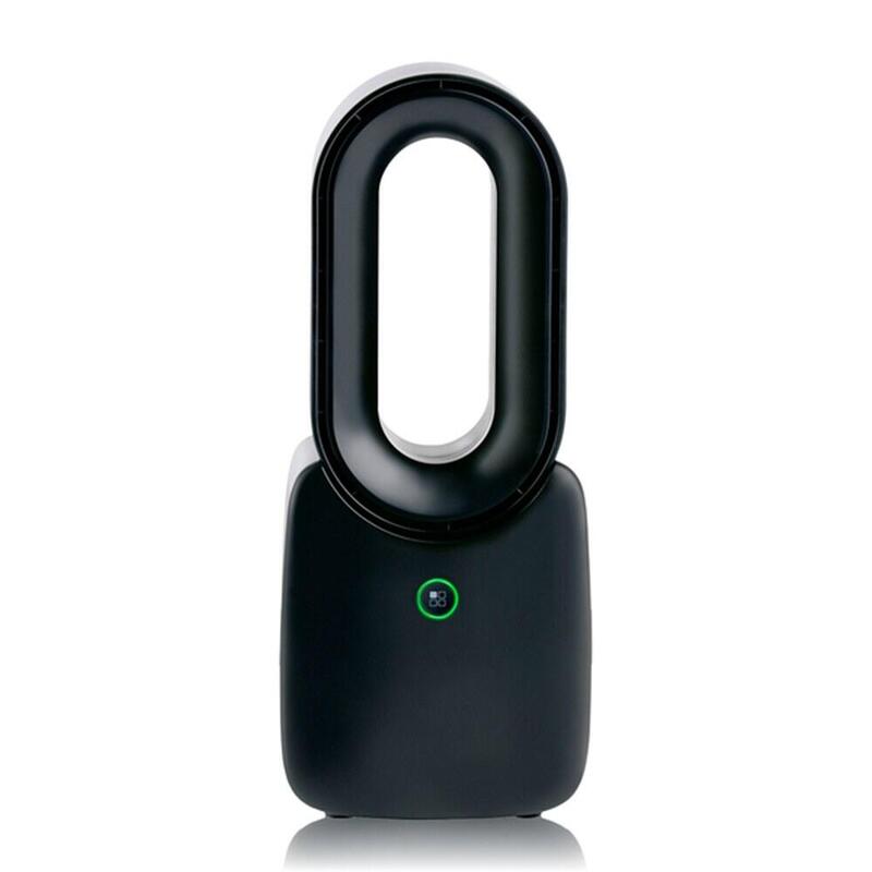Ventilador De Sobremesa Recargable Con Usb Sin Aspas, 3 Velocidades, Negro, 12,4 X 9 X 30 Cm