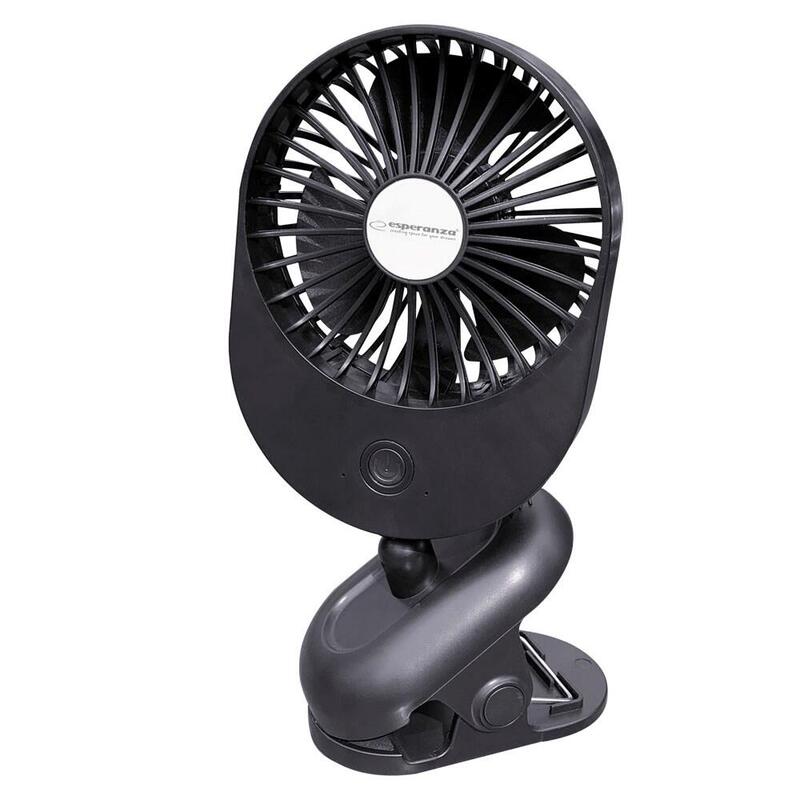 Ventilador  Esperanza Ehf103k Usb Compacto, Negro