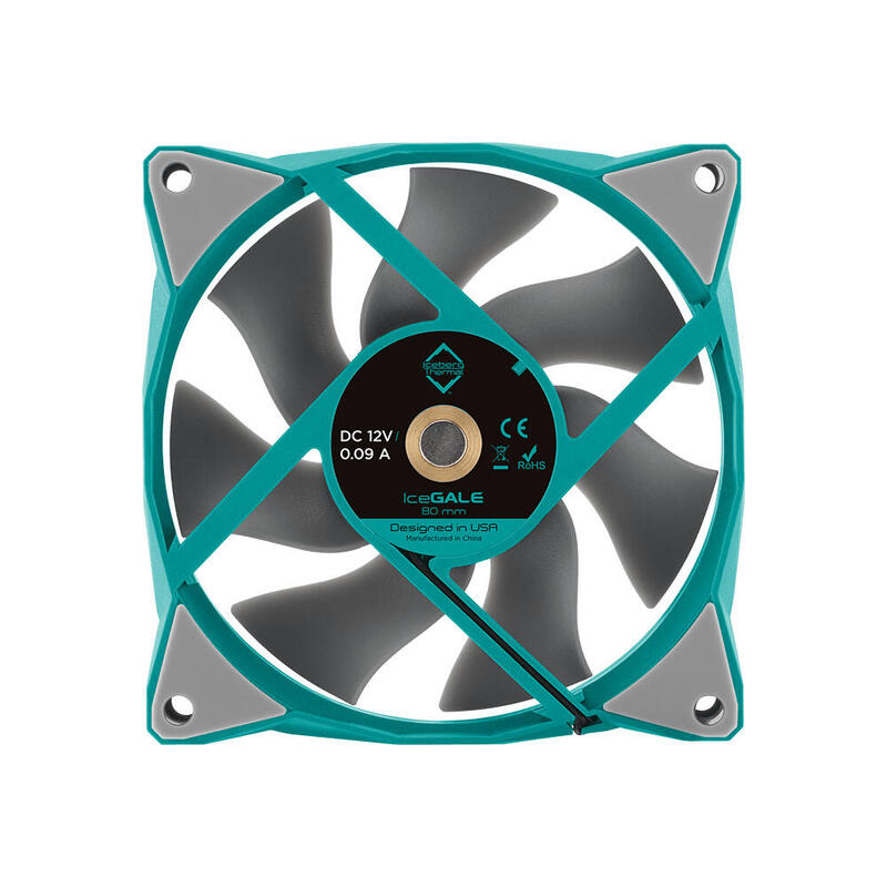 Ventilador Iceberg Thermal Icegale - 80 Mm Verde Azulado