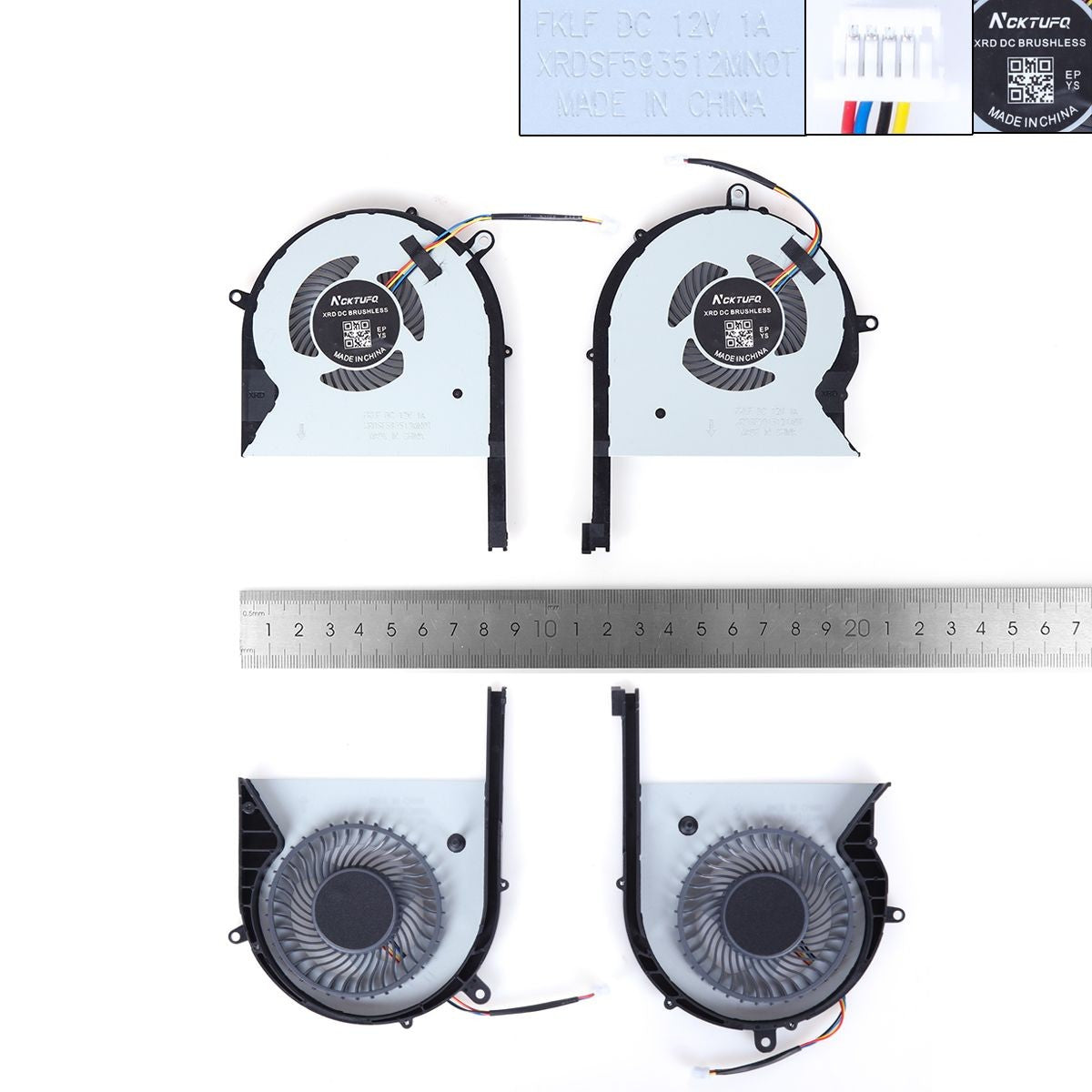 Ventilador Cpu+Gpu Para Portátil Asus Rog Strix Gl503Ge Gl703Ge