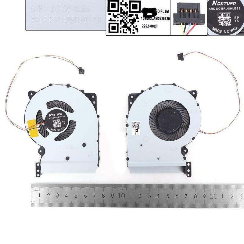 Ventilador Para Computadora Portátil Asus Y5000u A407u Y4000u F507u X507ubr Copia Alta