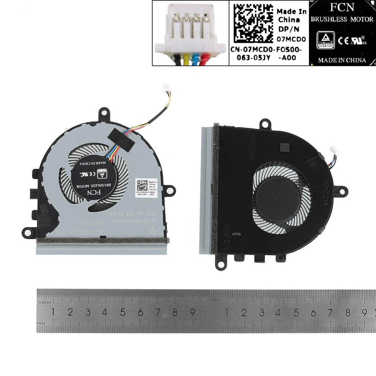 Ventilador Para Portátil Dell Inspiron 5570 15-5575 3583 07Mcd0 Versión 2