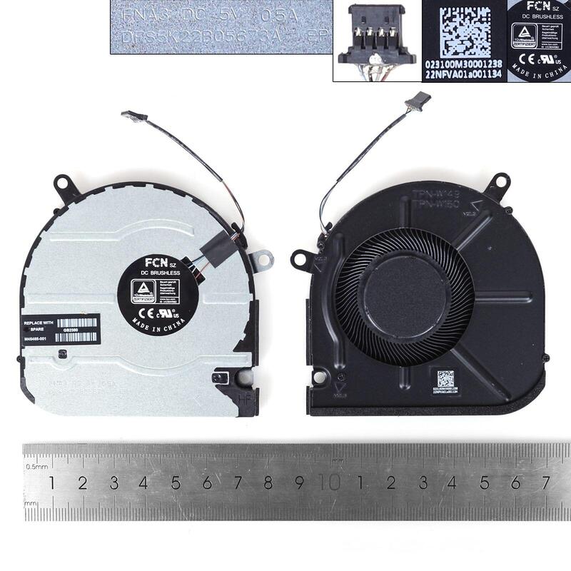 Ventilador Para Computadora Portátil Gris Hp 15m Eu 15m Es 15t Es 15z Eu 15 Eu Es W149 W150big,Org Dfs5k22b05673a M45465  001