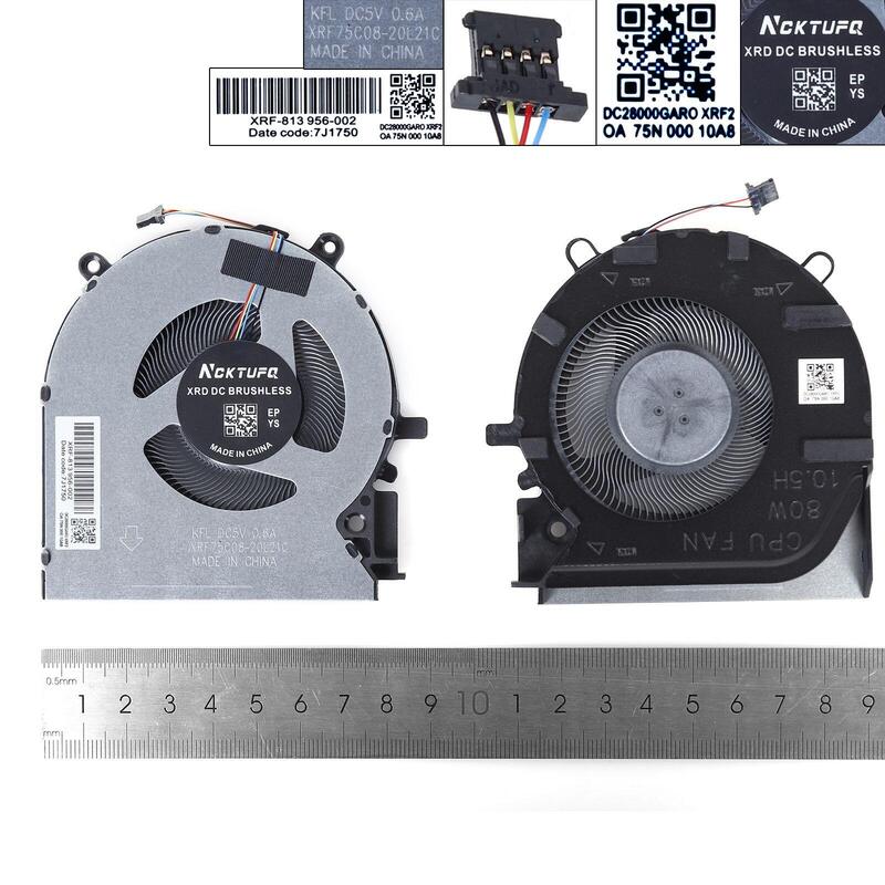 Ventilador Para Computadora Portátil Hp 16 D E Tpn Q263 Q264 M75721 M75723 80wcpu, Copia Alta