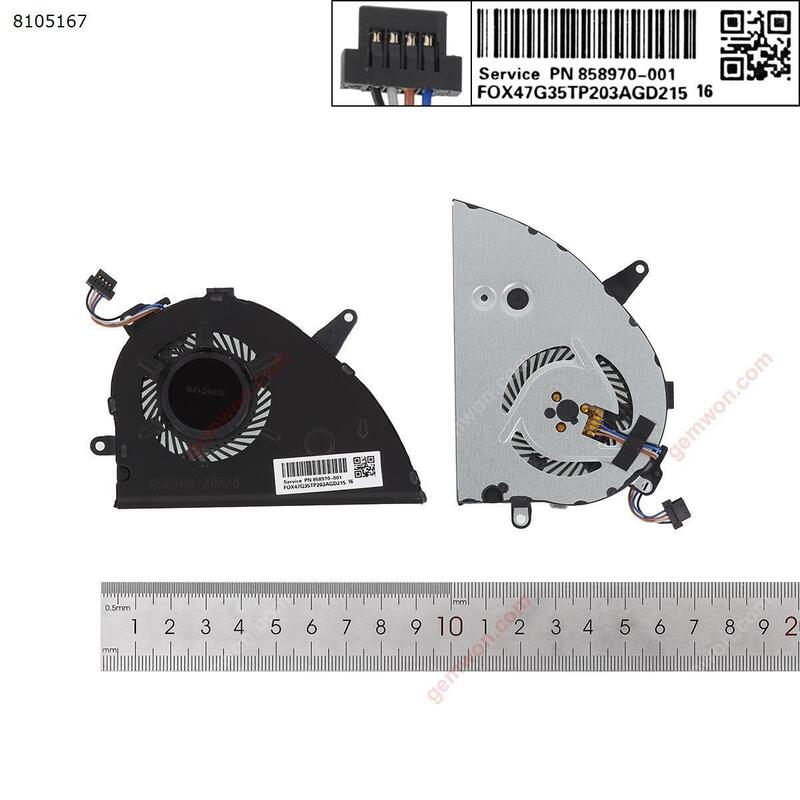 Ventilador Para Computadora Portátil Hp Pavilion 15 Cw 15 Cs Para Gráficos Integrados, Copia Alta L25584 001