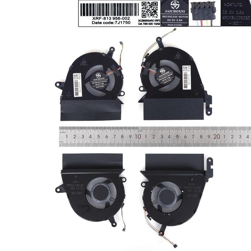 Ventilador Para Computadora Portátil Hp X360 15 Df Tpn Q213 L+R,Copia Alta L41482 001 L41483 001