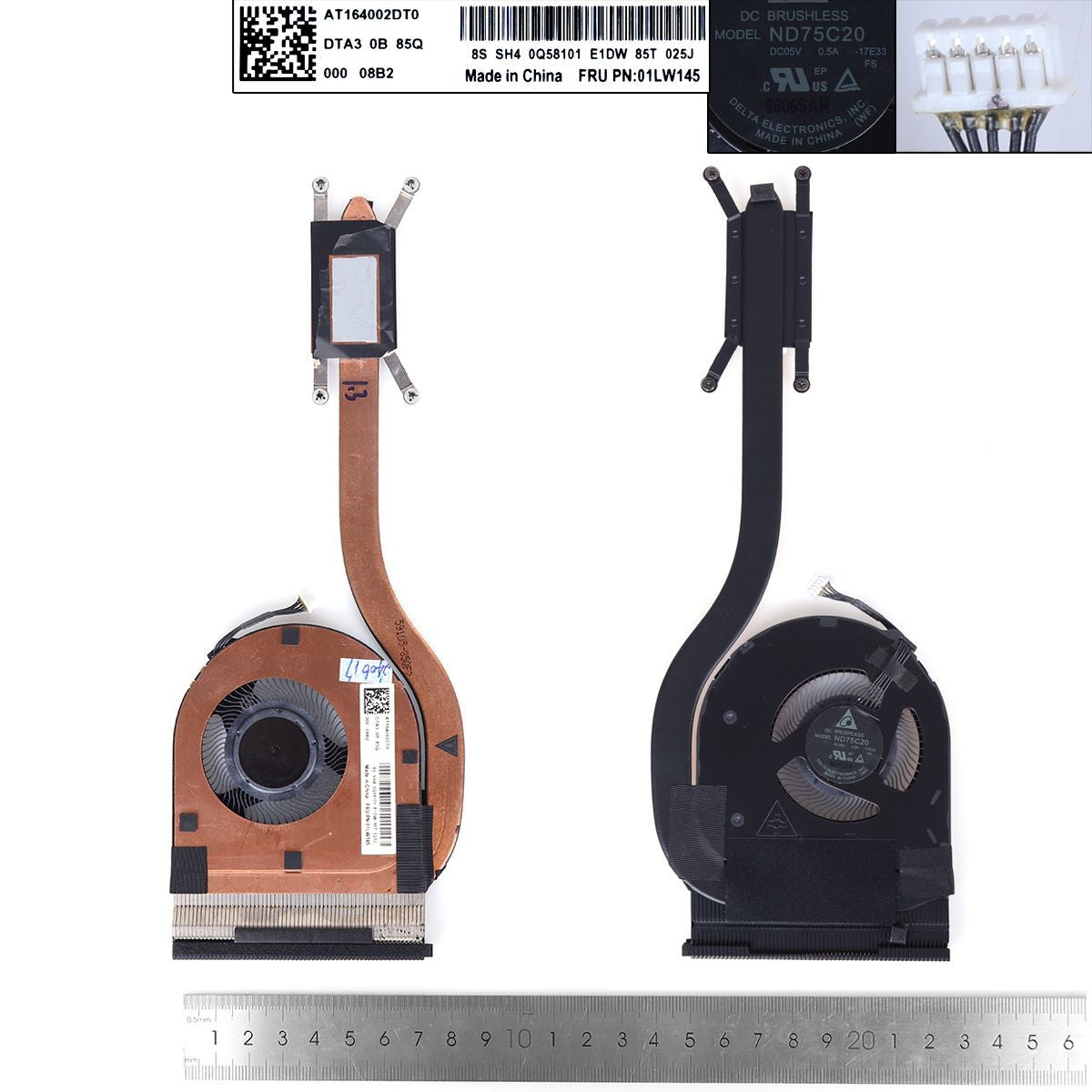 Ventilador Para Portátil Lenovo Thinkpad L480 01Lw143 01Lw144 01Lw145
