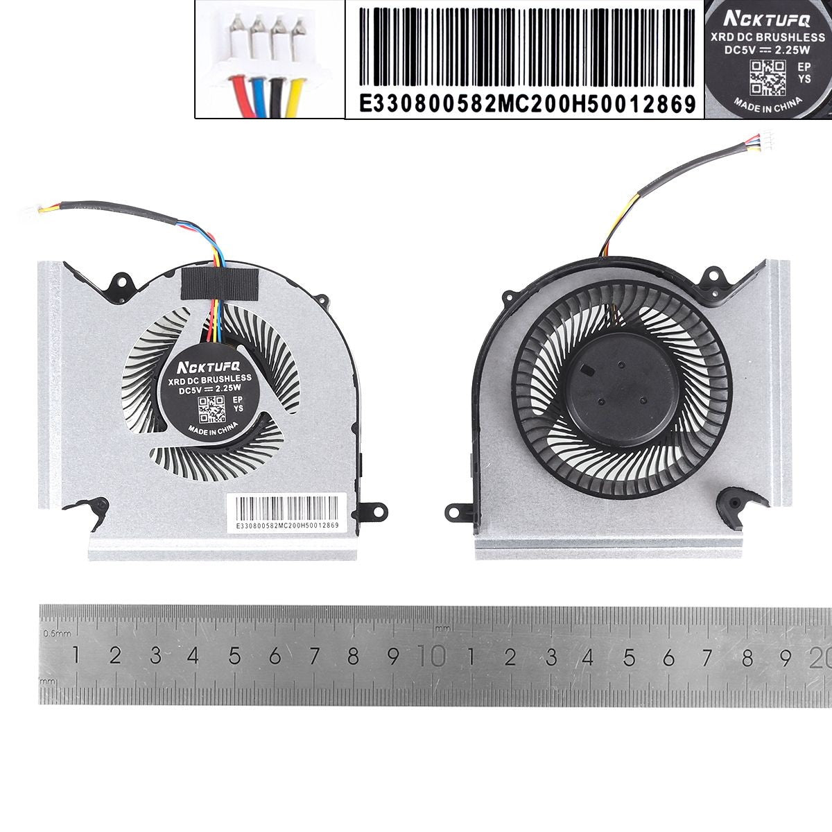 Ventilador Gpu Para Portátil Msi Ge66 Gp66 Gl66 Ms-1541 1542 N453 N454