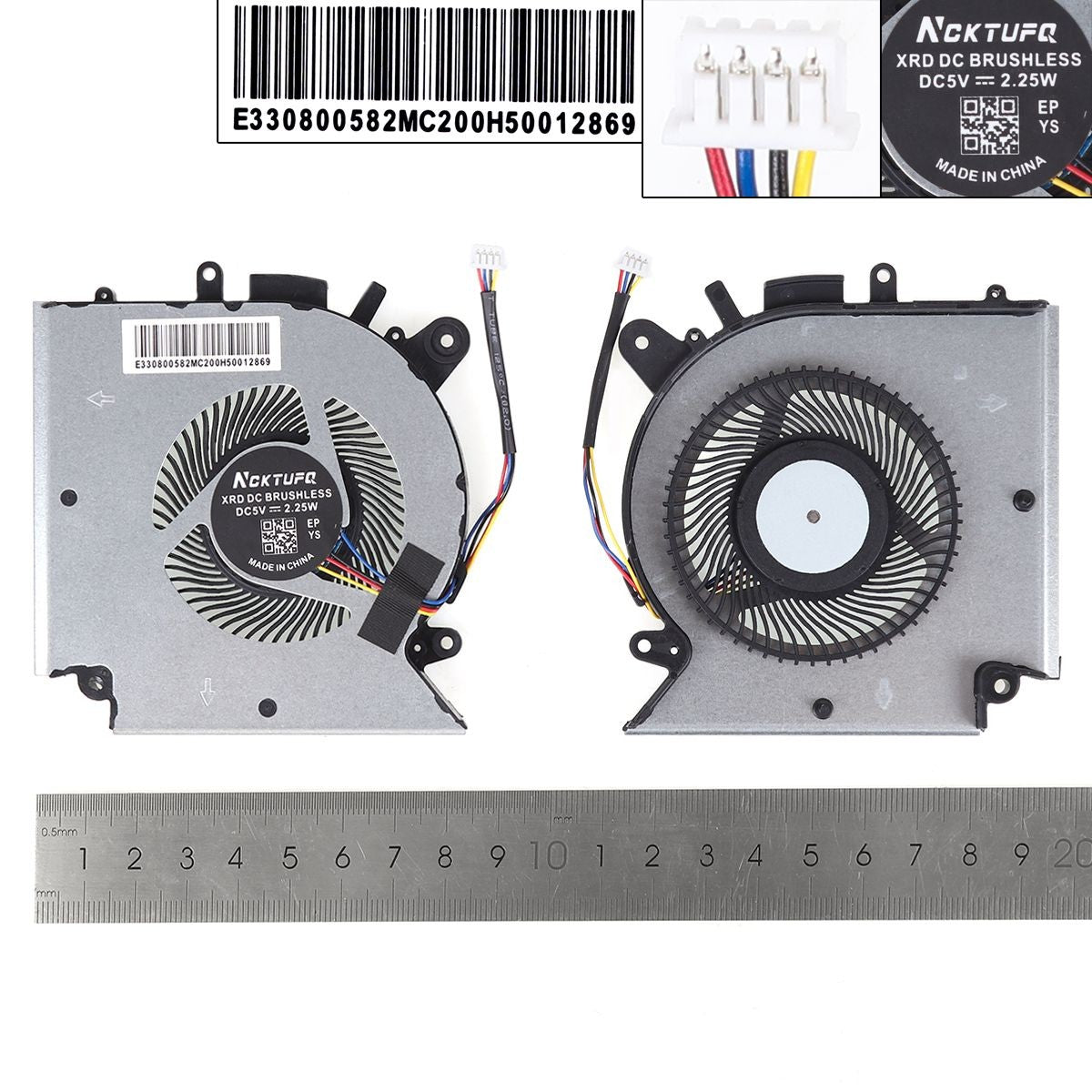 Ventilador Para Portátil Msi Gf66 Gl66 Ms-1581 N459 N460