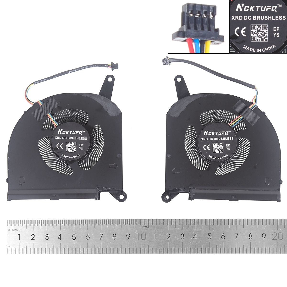 Ventiladores Para Portátil Aorus 15G 15P 17P Kb Rx7G Rx5G Rp77 Xb 0,7 Cm