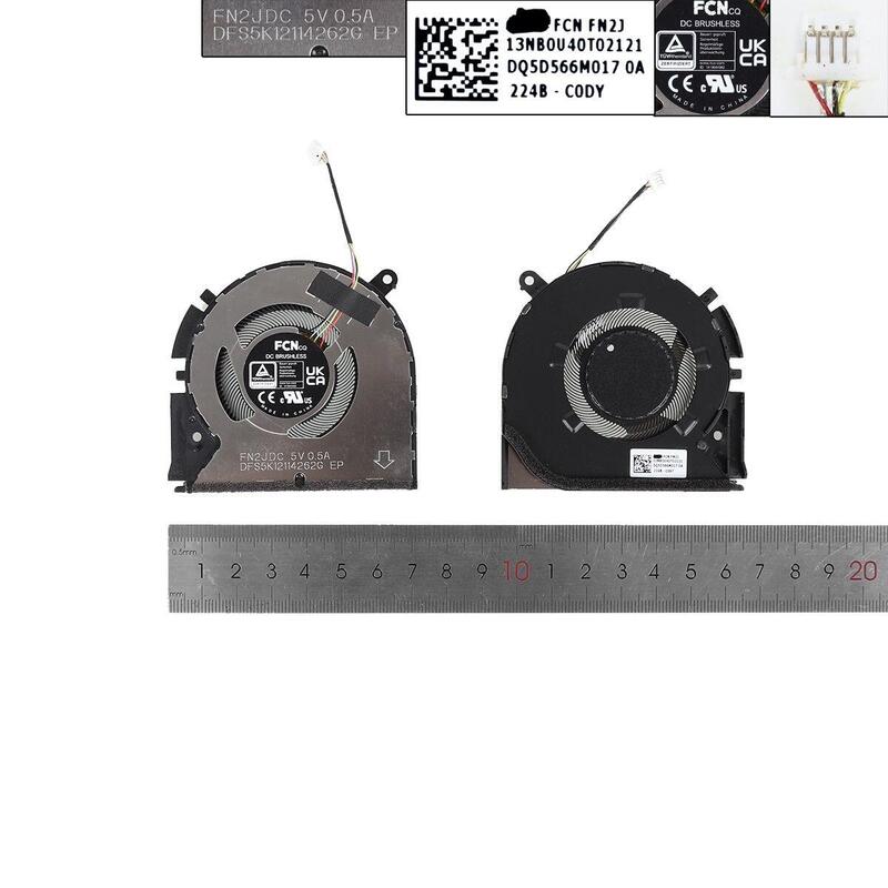 Ventilador Para Portátil Asus Pro 14 M3400qa M3401q K3400p M7400q Gpu Org