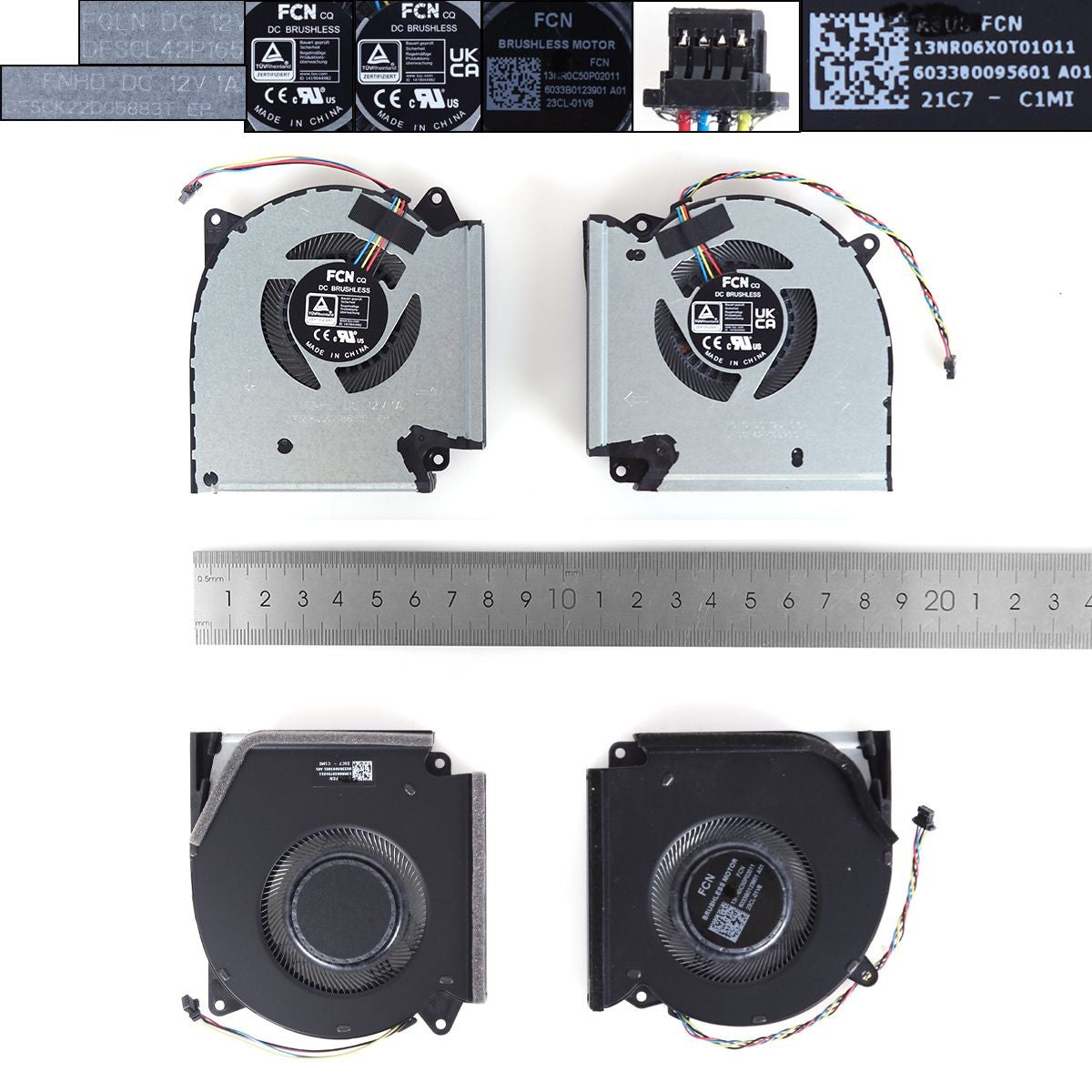 Ventiladores Cpu + Gpu Para Portátil Asus Rog 5Plus 5R G513Qy 2021 G513Qm 5900 12V