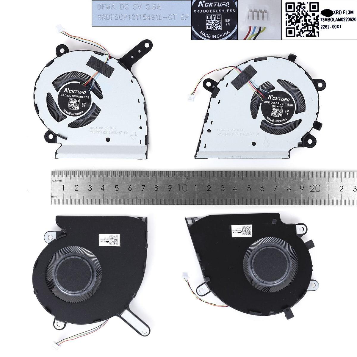 Ventiladores Cpu + Gpu Para Portátil Asus Rog Strix G531 G531G G531Gt G531Gu/Gd/Gw 5V