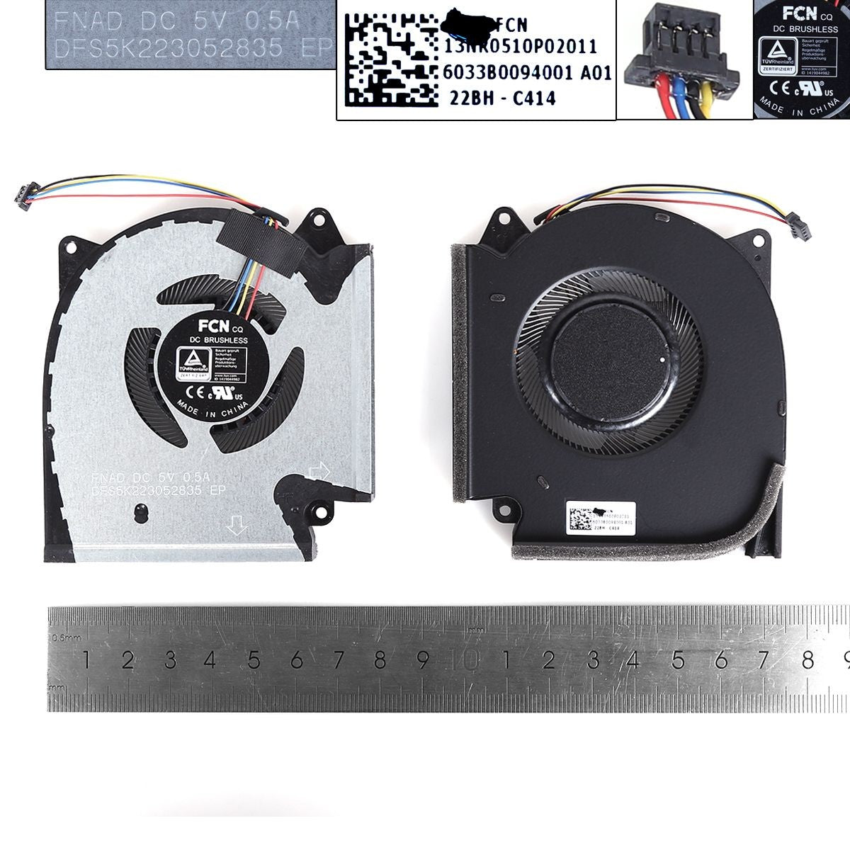 Ventilador Gpu Para Portátil Asus Rog Strix G533Q G513Qr G713Qr G733Qs