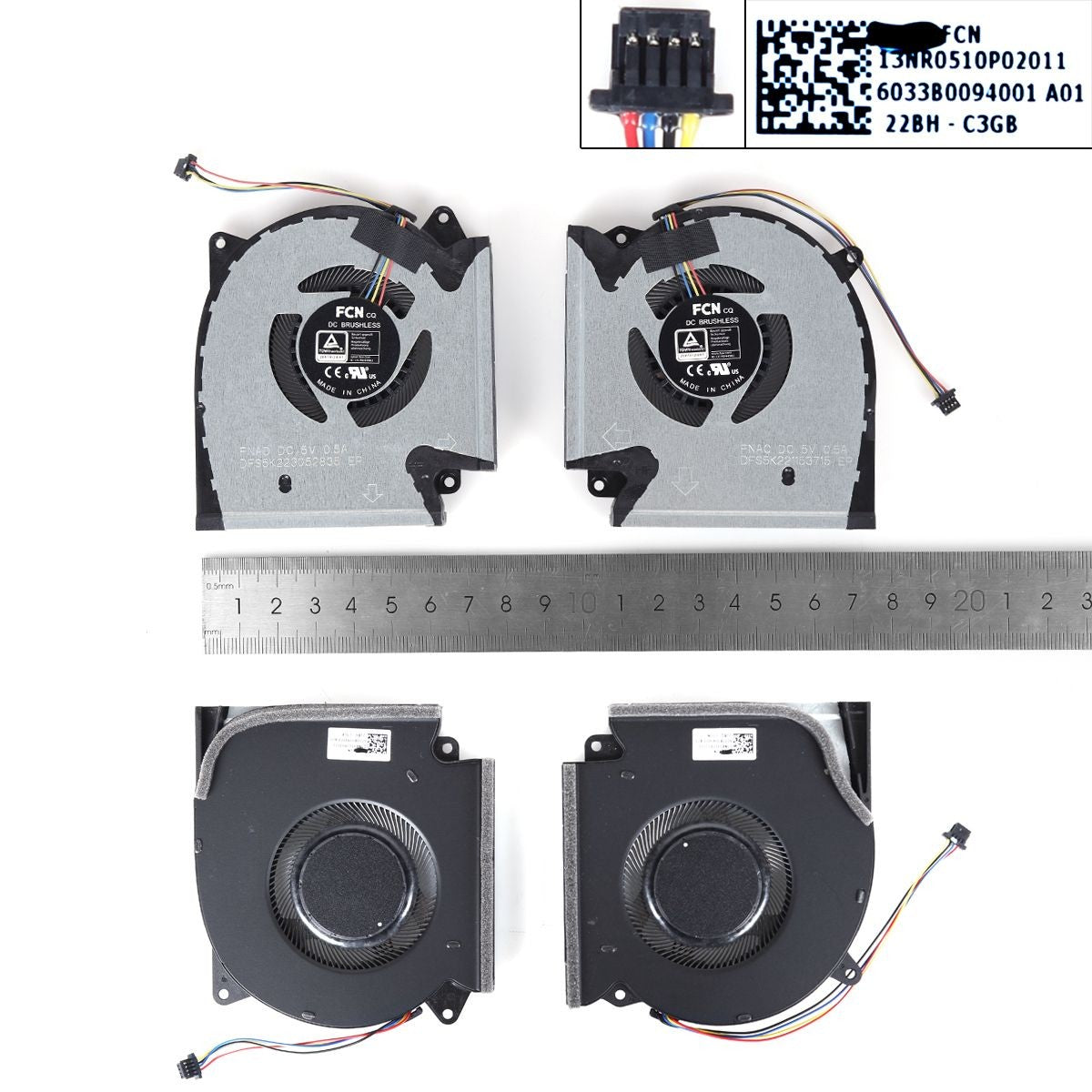 Ventiladores Para Portátil Asus Rog Strix G533Q G513Qr G713Qr G733Qs 5V