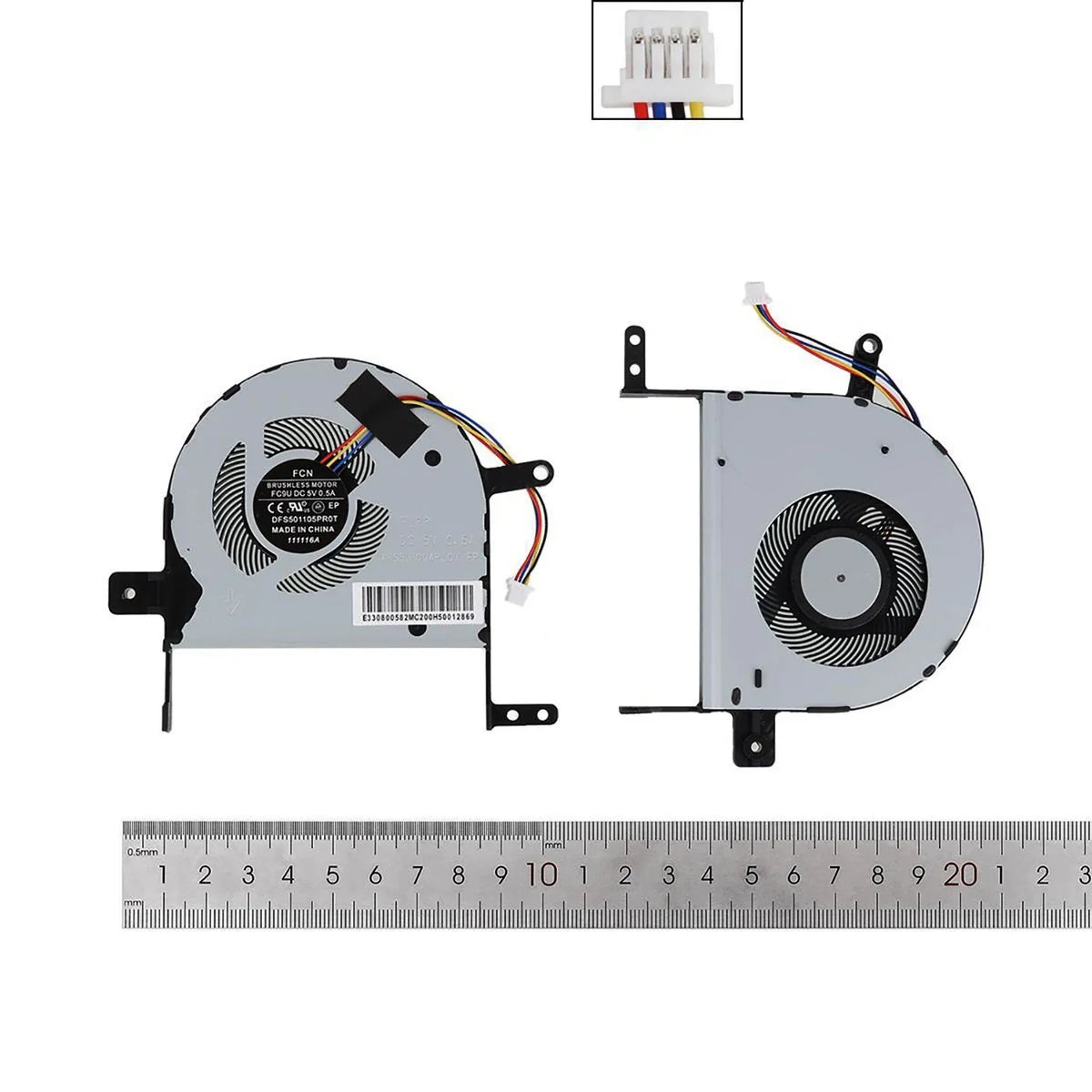 Ventilador Cpu Para Portátil Asus Vivobook S510U X510U Dfs531005Pl0T