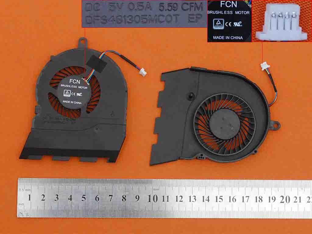 Ventilador Cpu Para Portátil Dell Inspiron 15G 15 5567 Dfs481305Mc0T