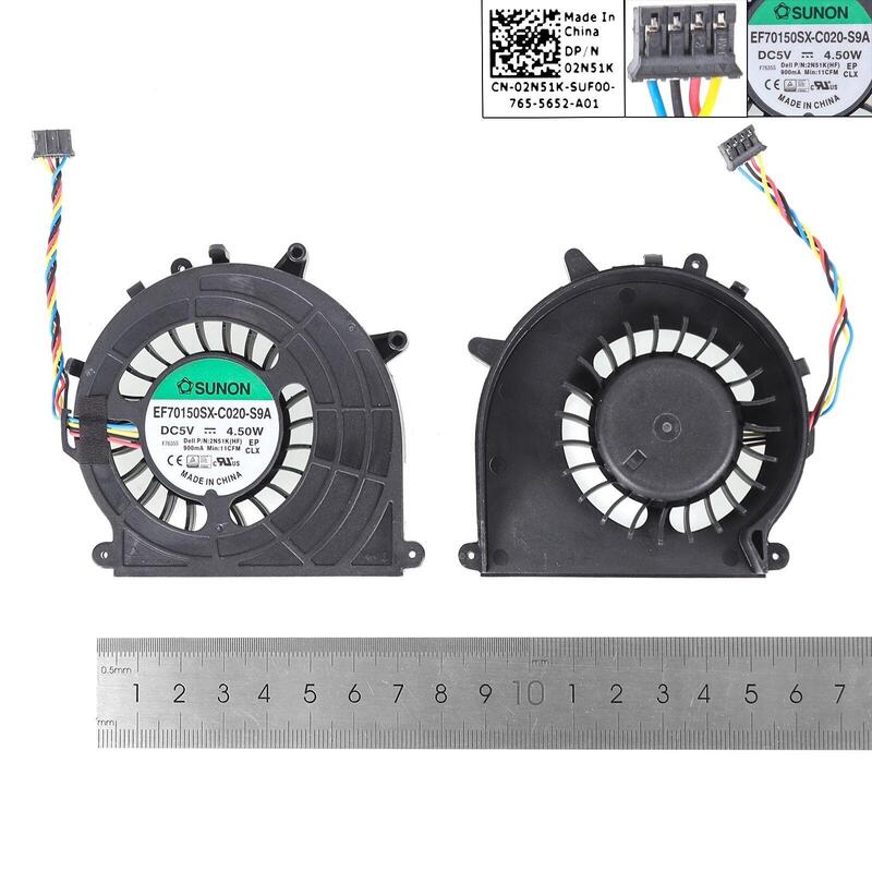 Ventilador Para Portátil Dell Optiplex 3020 3020m 9020 9020 3040org Cn 02n51k