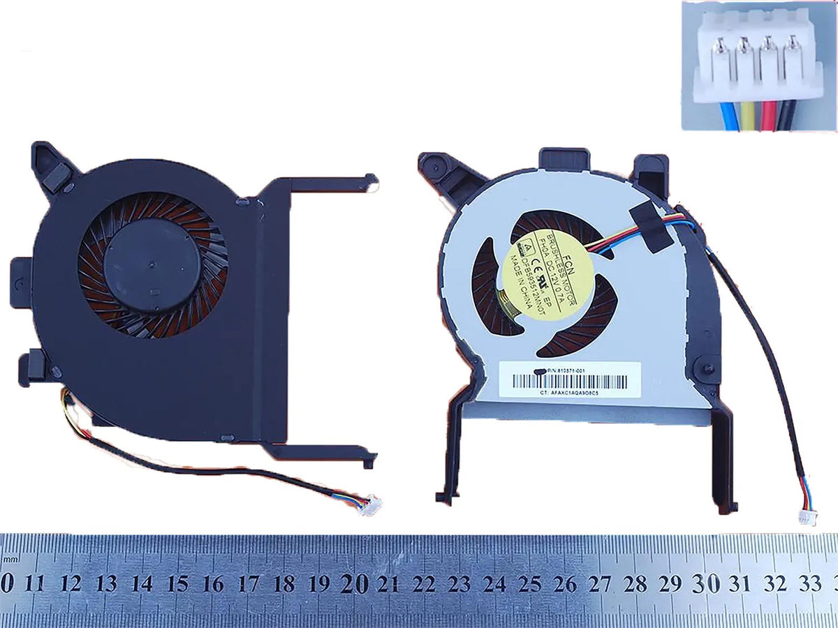 Ventilador Cpu Para Portátil Hp Elitedesk 800 G2 810571-001 Dfb593512Mn0T
