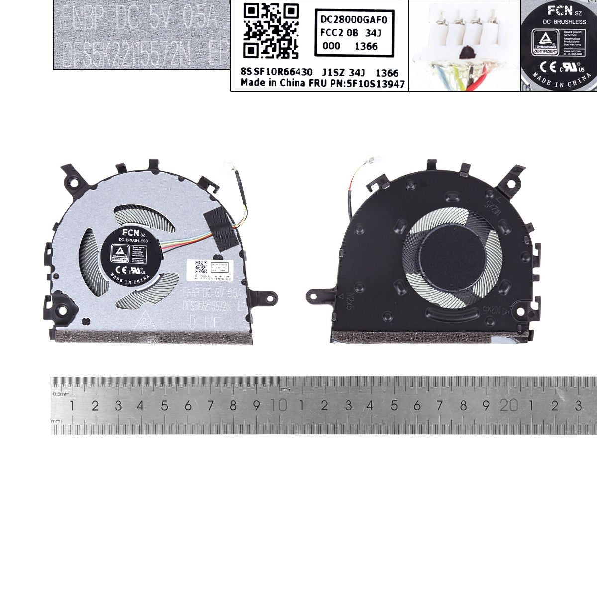 Ventilador Para Portátil Lenovo Ideapad 3-14Itl6 V14 G2 S14 G2 5F10S13947