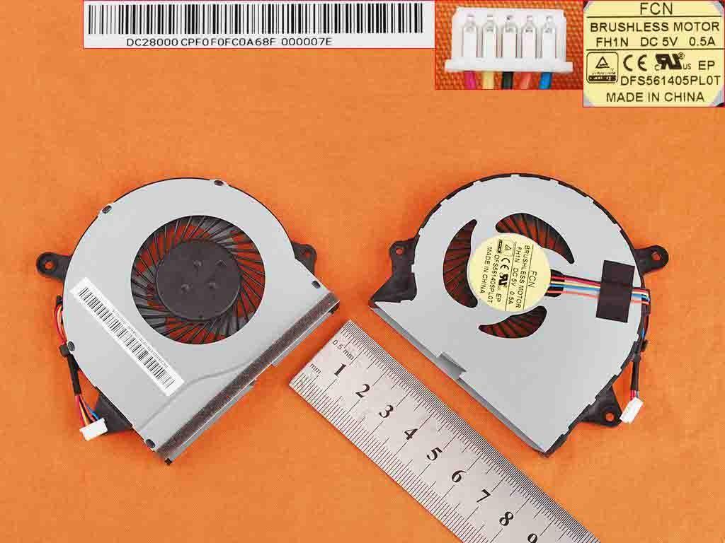 Ventilador Cpu Para Portátil Lenovo Ideapad 300-14Isk 300-15Isk Dfs561405Pl0T