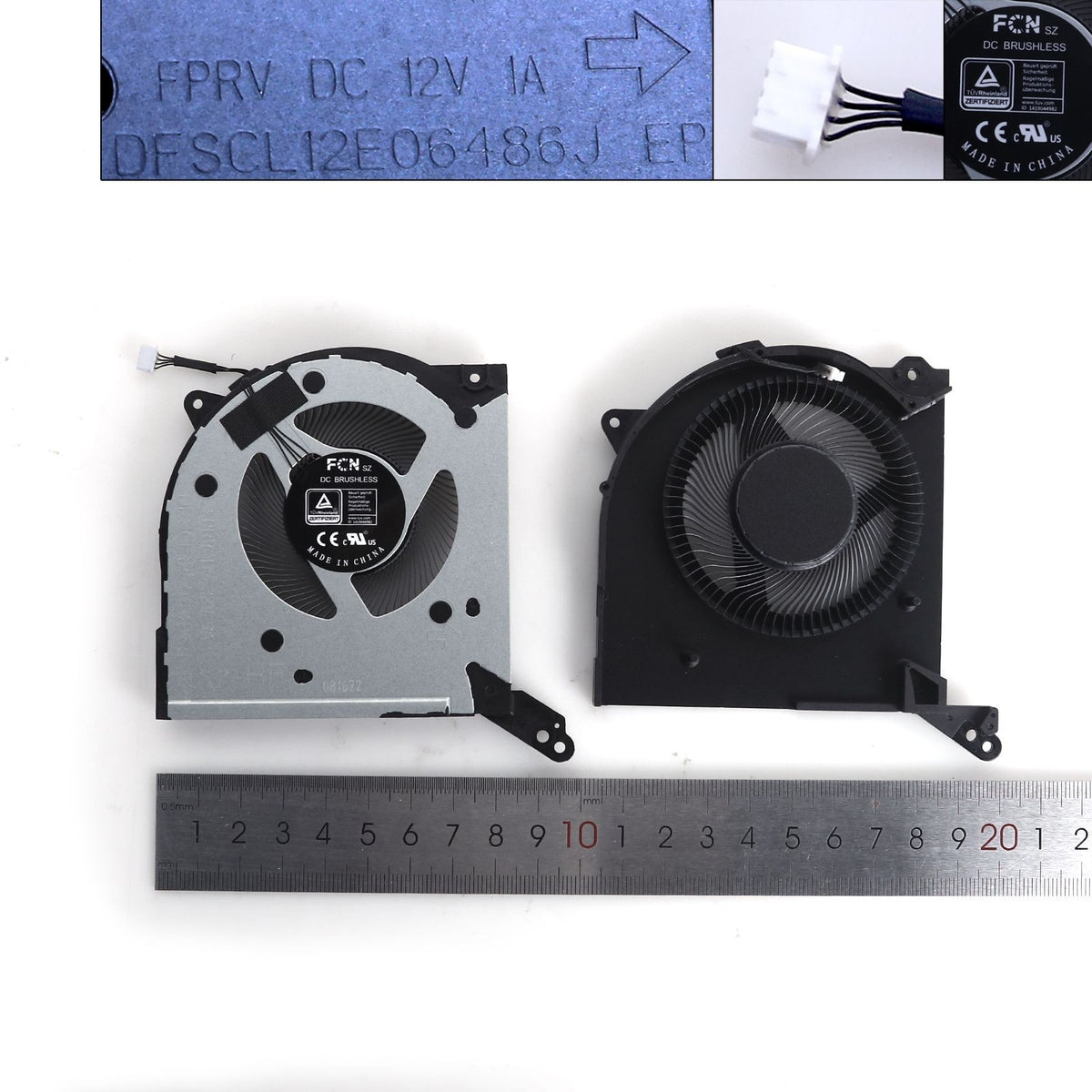 Ventiladores Cpu + Gpu Para Portátil Lenovo Legion Y9000K Iax7 R9000K 2022 Legion7 16Iax7 12V