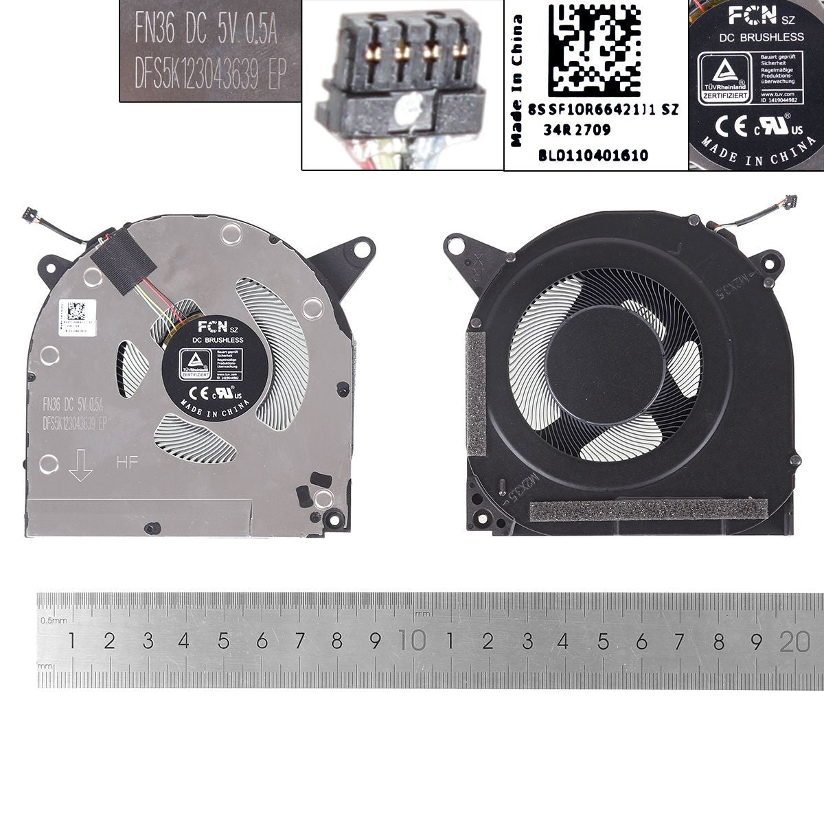 Ventilador Gpu Para Portátil Lenovo R9000X Y9000X 2021 5V