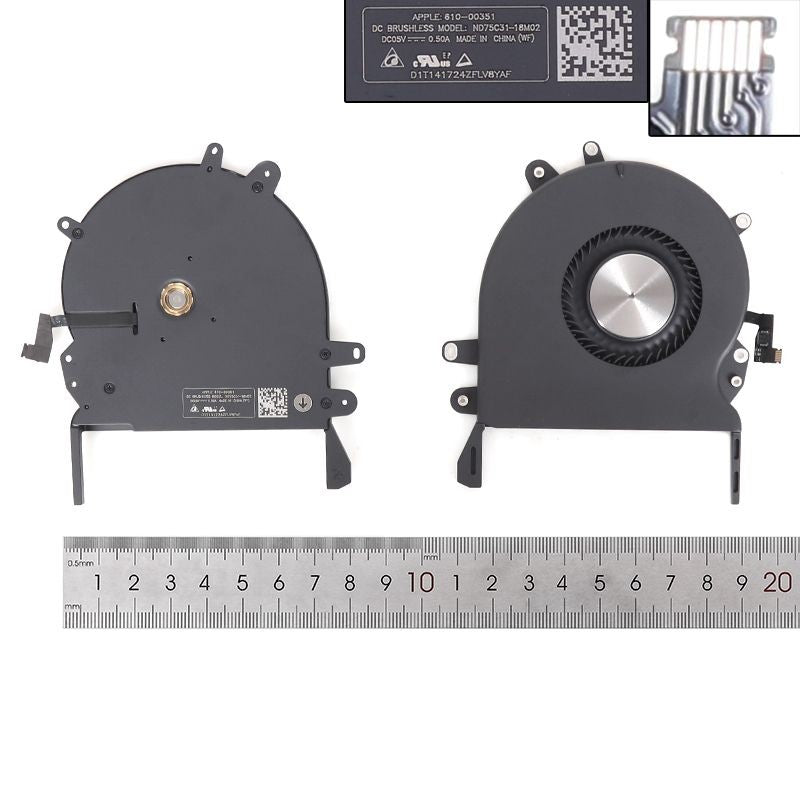 Ventilador Gpu Para Portátil Negro Apple Macbook Pro Retina 16 A2141 610-00354-01