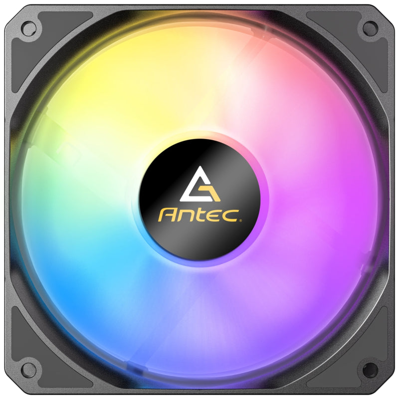 Ventilador Pc Auxiliar P12r A-Rgb Negro Antec 120mm/ 1500rpm/ Argb/ 4-Pin Fan & 3-Pin Argb