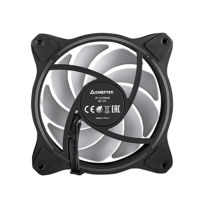 Ventilador Pc Chieftec Zf-1425rgb Negro Blanco, 120 Mm Zf-1425rgb