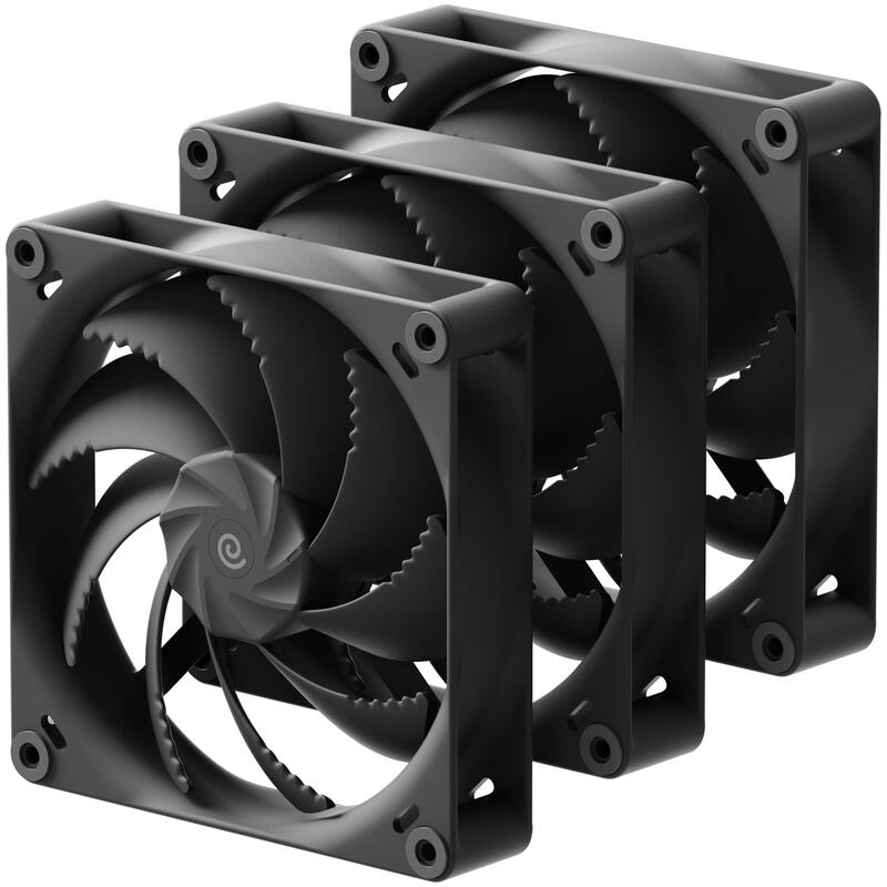 Ventilador Pc Havn H14 Pwm Pack De 3, 140mm, Negro
