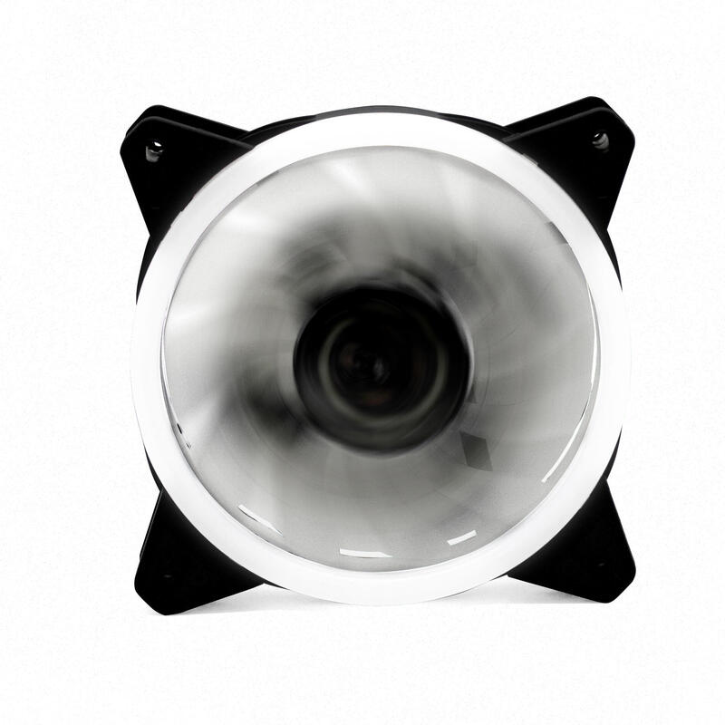 Ventilador Phoenix Led Blanco Gaming 120mm Doble Anillo