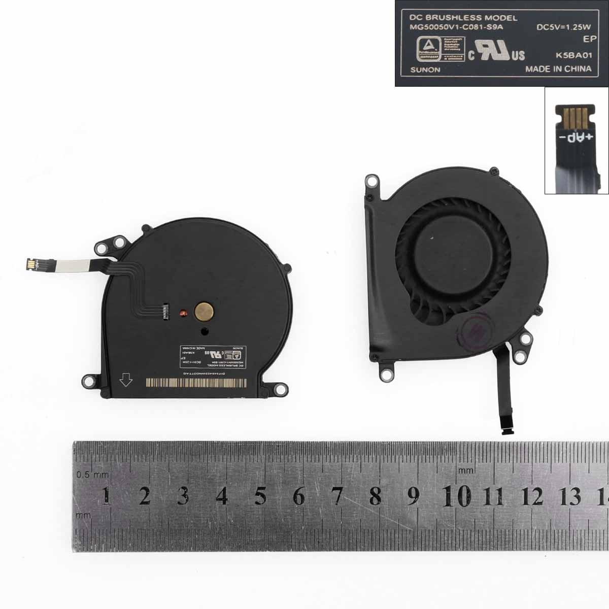 Ventilador Cpu Para Portatil Apple Macbook Air A1370 11"